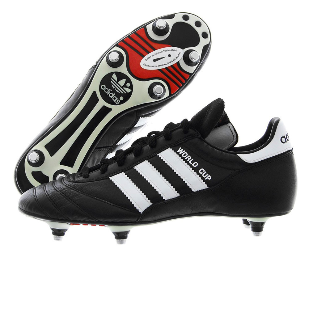 Adidas World Cup Soft Ground Classic Mens Black Football Studs Boots