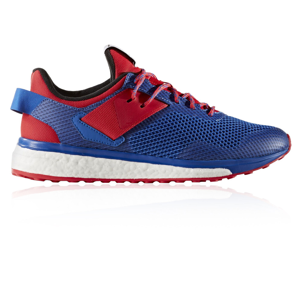 Adidas Response 3 Mens Red Blue Sneakers Running Sports Shoes Trainers